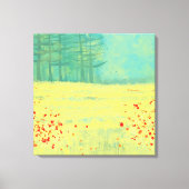 Malerei auf Wiesen Leinwanddruck (Vorderseite)