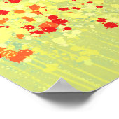 Malerei auf Wiesen Poster (Ecke)