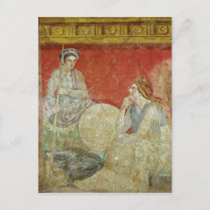 Malerei aus der Villa Boscoreale Postkarte