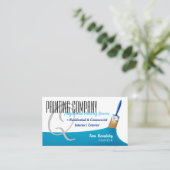 Malerei | Beruflich Sky Blue Visitenkarte (Stehend Vorderseite)