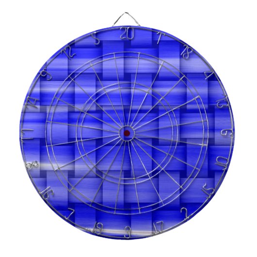 Malerei blaues Grafikdesign Dartscheibe (vorne)