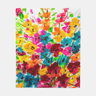 Malerei Blume Textur, die Farbe hell fl Fleecedecke