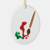 Malerei-Bürste Keramik Ornament (Rechts)