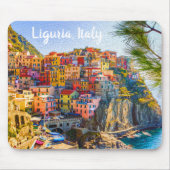 Malerei Cinque Terre Ligurien Italien Riviera Mousepad (Vorne)