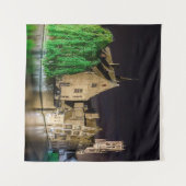 Malerei der Brügger Altstadt und des Belfry-Turms Wandteppich (Vorderseite (Horizontal))