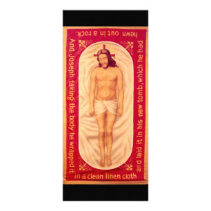 Malerei der Christ Rack Card Werbekarte