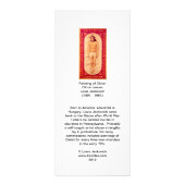Malerei der Christ Rack Card Werbekarte (Hinten)