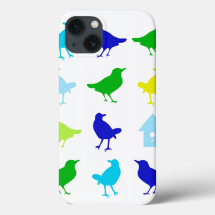 Malerei der farbigen Vögel durch Chariklia Zarris Case-Mate iPhone Hülle
