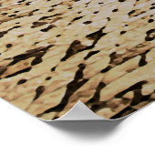 Malerei der Karlsbrücke in Prag bei Sonnenaufgang Poster (Ecke)