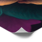 Malerei der oberen Blume Poster (Ecke)