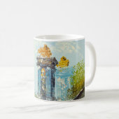 Malerei der Paris-Eiffelturm-Szene Kaffeetasse (VorderseiteRechts)