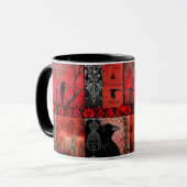 Malerei der Stadt Rot Tasse (Vorderseite Links)