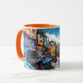 Malerei der Stadt Tasse (Vorderseite Links)