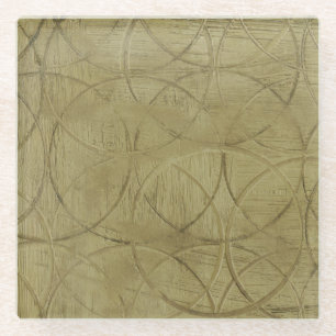 Malerei der verbundenen Kreise durch Jennifer Glasuntersetzer