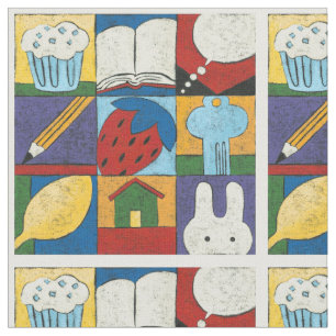 Malerei der verschiedenen Gegenstände durch Stoff