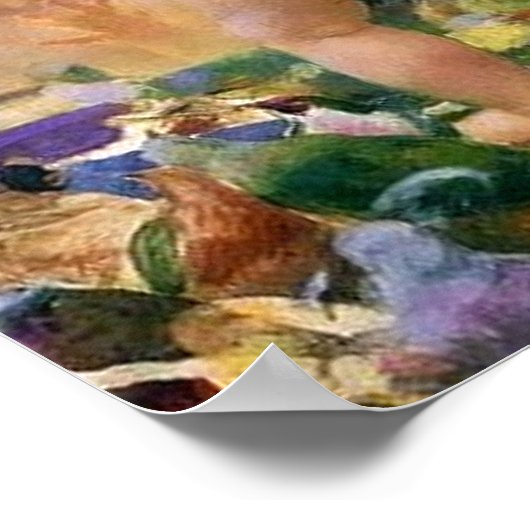 Malerei der Vögel durch Franz Dvorak Poster (Ecke)