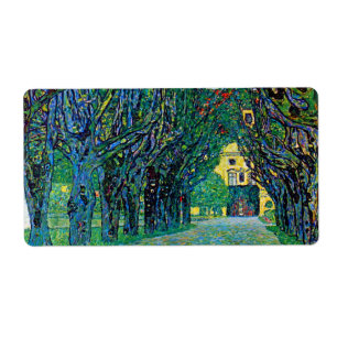Malerei des Baums zeichnete Weg Klimt