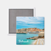 Malerei des Dubrovnik Beach Magnet (Vorderseite/Rückseite)