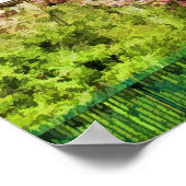 Malerei des Eiffelturms Poster (Ecke)