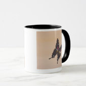 Malerei des Frackschmetterlinges Tasse (VorderseiteRechts)