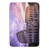 Malerei des Kolosseums in Rom bei Sonnenuntergang Badematte (Vorderseite Vertikal)