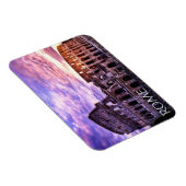 Malerei des Kolosseums in Rom bei Sonnenuntergang Magnet (Rechte Seite)