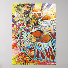 Malerei des Künstlers RobSKY Poster