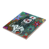 Malerei Dia de Los Muertos Nurse RN Fliese (Seite)