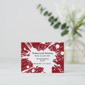 Malerei-Dienstleistungen Visitenkarte (Stehend Vorderseite)