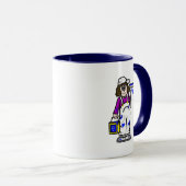 Malerei Diva Kaffee Tasse (Anpassen!) (VorderseiteRechts)