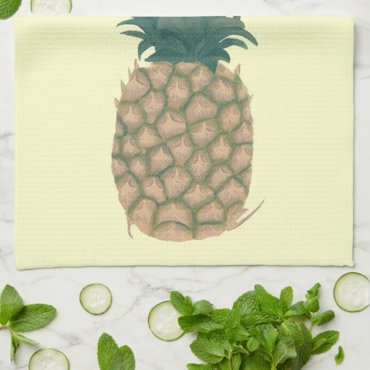 Malerei eine der frischen Ananas-Geschirrtücher Geschirrtuch (Gefaltet)