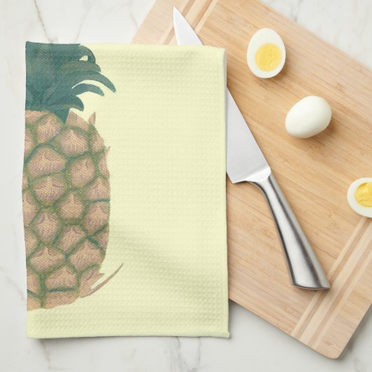 Malerei eine der frischen Ananas-Geschirrtücher Geschirrtuch (Viertel Falte)