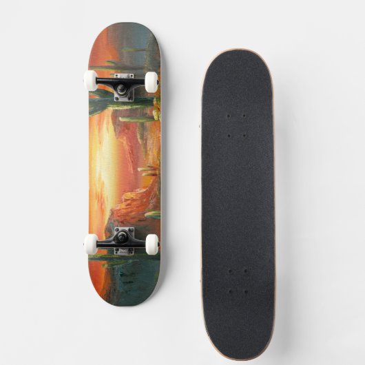 Malerei einer bunten skateboard (Vorne)