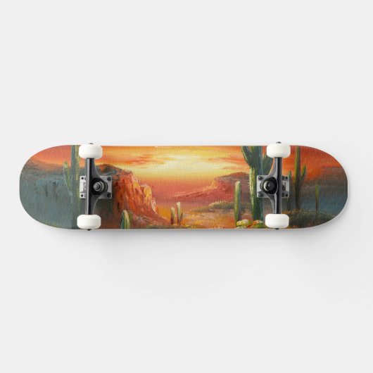 Malerei einer bunten skateboard (Horizontal)