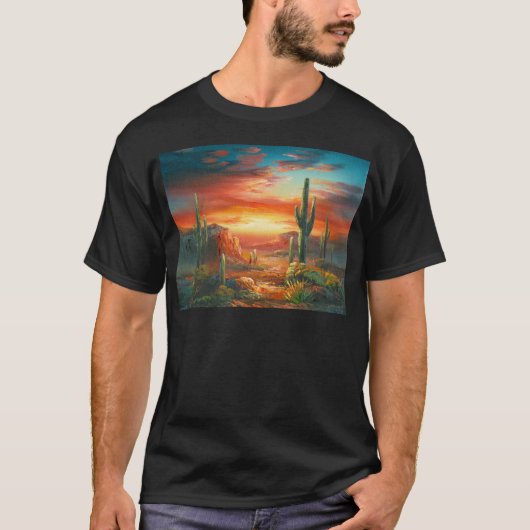 Malerei einer bunten T-Shirt (Vorderseite)