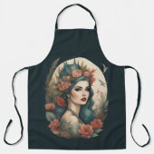 Malerei einer Frau Schürze (Vorderseite)