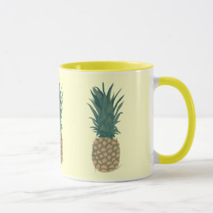 Malerei einer frischen Ananas durch CherylsArt Tas Tasse