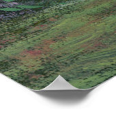 Malerei einer rustikalen Fantasie-Hütte Poster (Ecke)