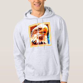Malerei eines Atemberaubenden Adlergesichts. Jetzt Hoodie