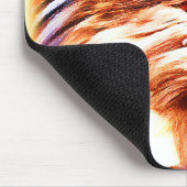 Malerei eines Atemberaubenden Adlergesichts. Jetzt Mousepad (Ecke)