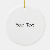 Malerei eines farbenfrohen Candy Gingerbread House Keramik Ornament (Hinten)