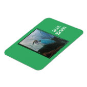 Malerei eines flexiblen Blauen Herons Magnet (Linke Seite)