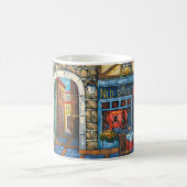Malerei eines französischen Restaurants Kaffeetasse (Mittel)
