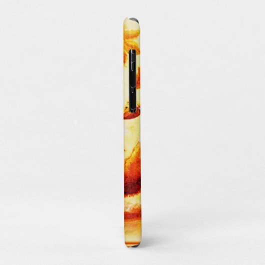 Malerei eines glücklichen singenden Rotfuchs. Jetz Case-Mate iPhone Hülle (Hinten/Links)