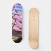 Malerei eines Kirschblossom Skateboard (Vorderseite)