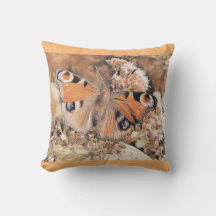 Malerei eines Orangenschmetterlings auf Blume