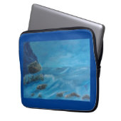 Malerei eines Ozeanschlauches Laptopschutzhülle (Vorderseite Links)