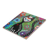 MALEREI EL GATO CAT DIA DE LOS MUERTOS NURSE FLIESE (Seite)