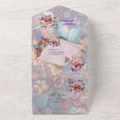 Malerei Fantasy-Blume zum Ausdruck der Natur All In One Einladung (Außenbereich)