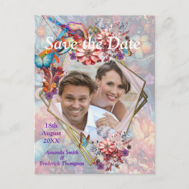 Malerei Fantasy-Blume zum Ausdruck der Natur Ankündigungspostkarte